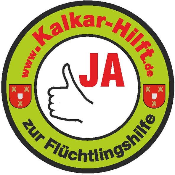 Das Bild zeigt das Logo von "Kalkar Hilft".