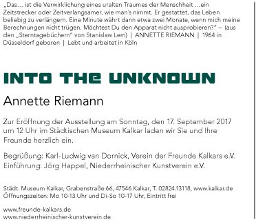 Einladung Annette Riemann
