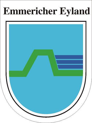 Das Bild zeigt das Wappen vom Ortsteil Emmericher Eyland