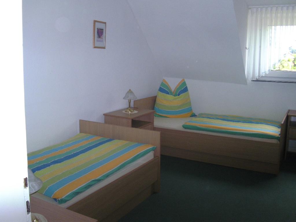Auf dem Bild: Schlafzimmer der Ferienwohnung Beus