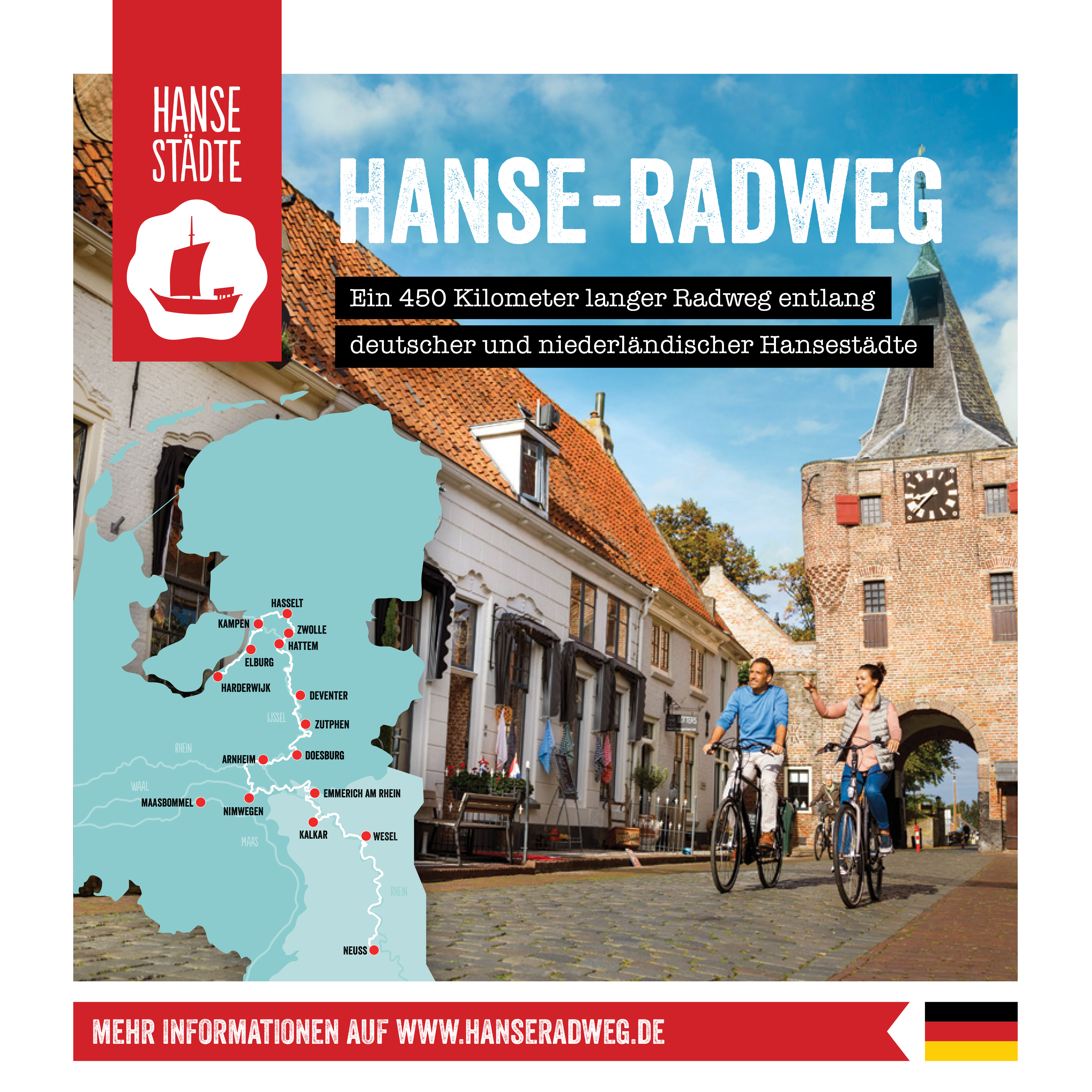 Hanse Radweg, Cover Flyer