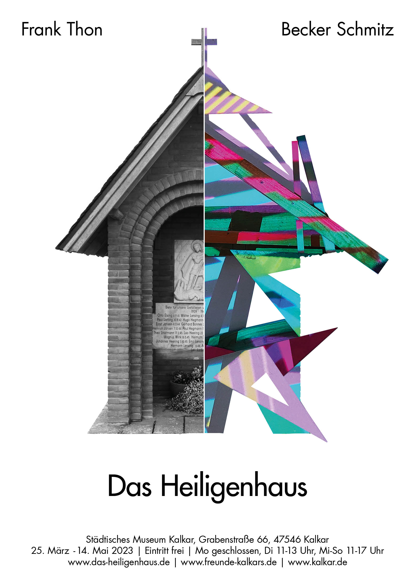 Plakat Ausstellung "Das Heiligenhaus"