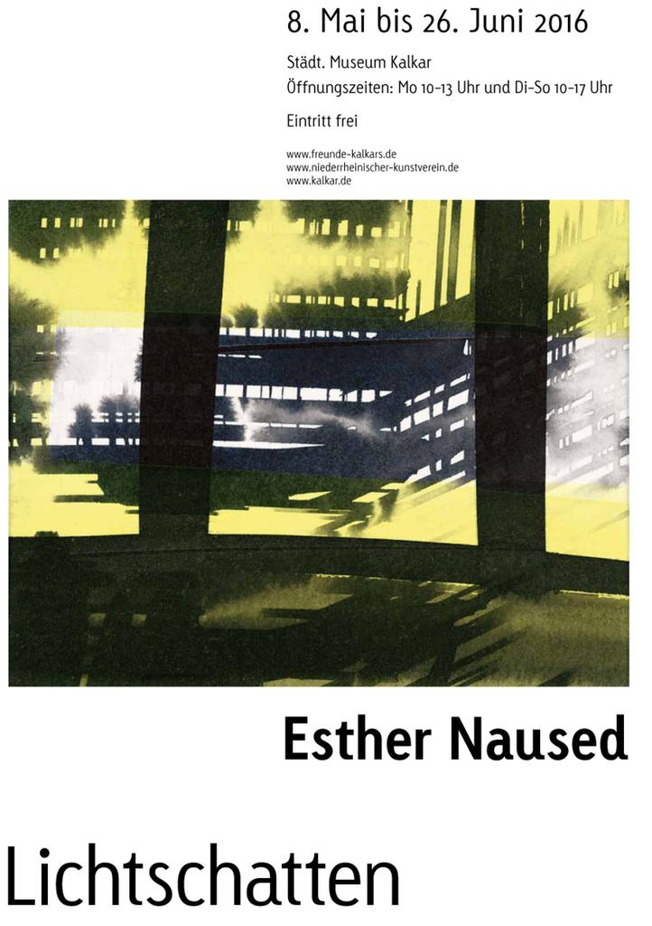 Plakat Ausstellung Esther Naused