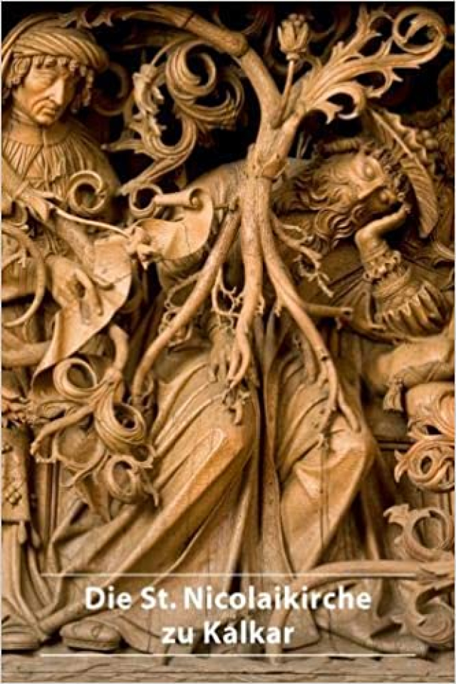 Das Foto zeigt den kleinen Kirchenführer der St. Nicolai Kirche in Kalkar.