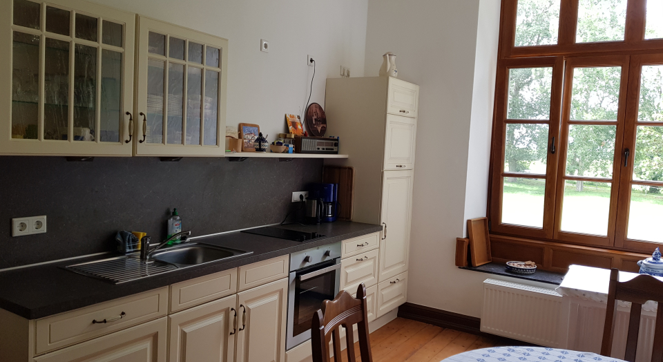 Ferienwohnung Brücker, Ansicht der Küche der zweiten Wohnung