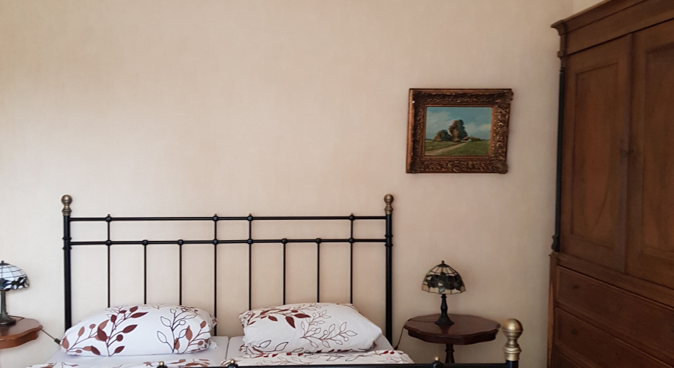 Ferienwohnung Brücker, Ansicht des dritten Schlafzimmers der zweiten Wohnung