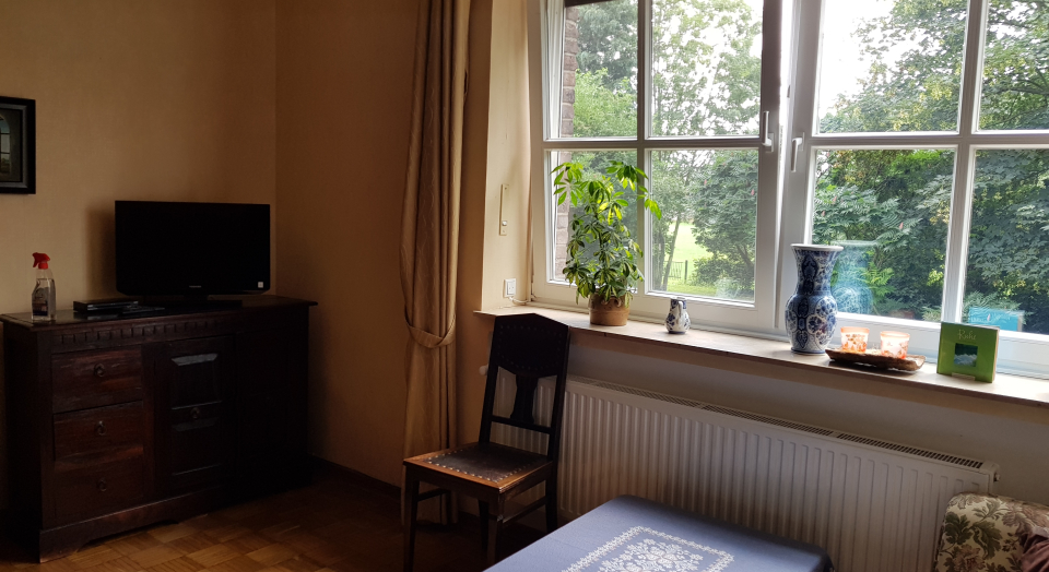 Ferienwohnung Brücker, Ansicht des Wohnzimmers der zweiten Wohnung