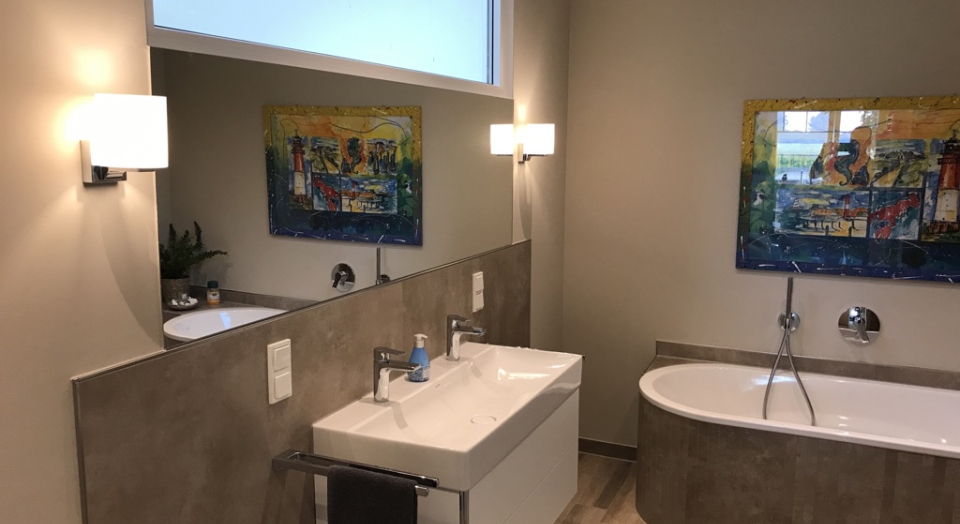 Ferienwohnung Königsgut ****, Ansicht des Badezimmer