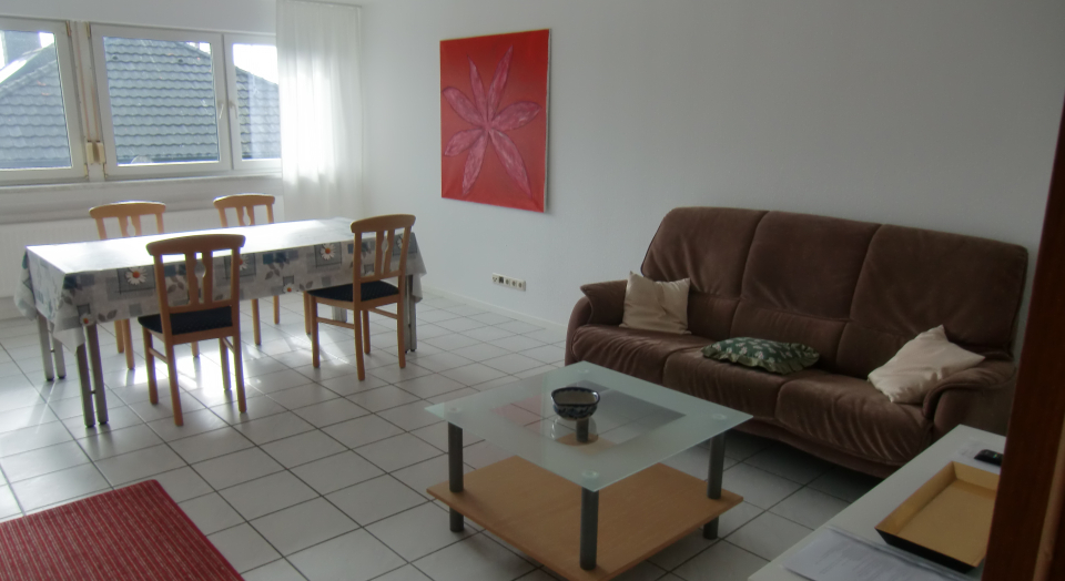 Attraktive Ferienwohnung, Ansicht Wohnzimmer