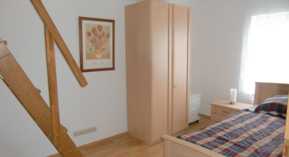 Attraktive Ferienwohnung, Ansicht Schlafzimmer 2