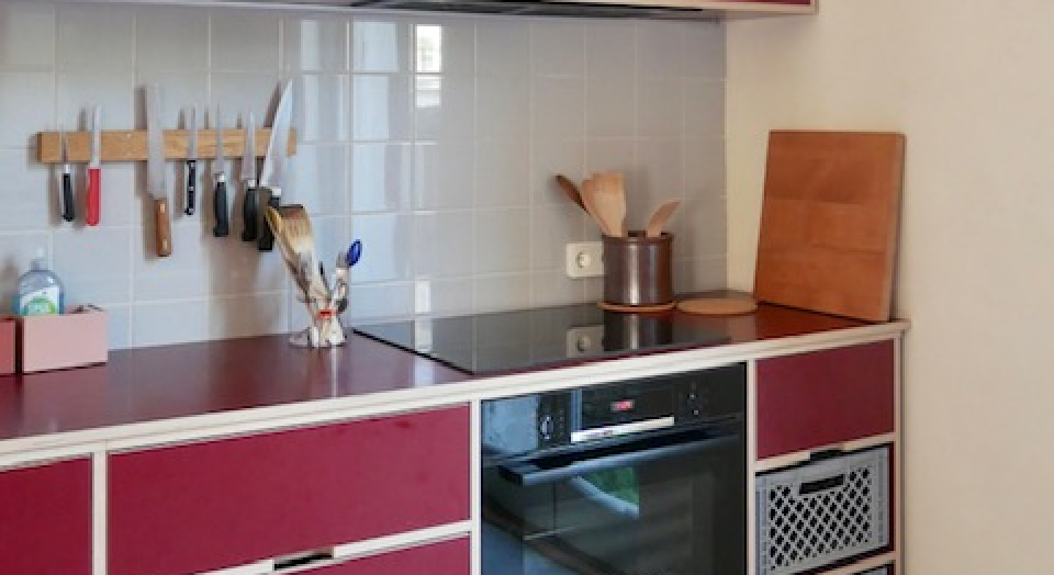 Ferienwohnung "Alte Schule", Ansicht der Küche