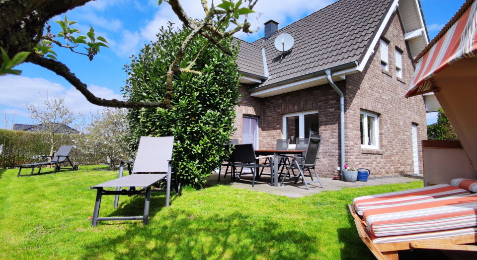 Ferienhaus Kalkar, Ansicht vom Garten
