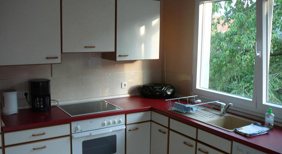 Altstadtnahe Ferienwohnung, Ansicht Einrichtung Küche
