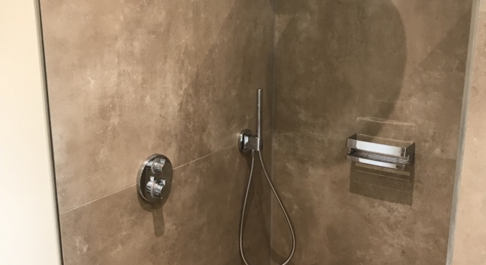 Ferienwohnung Königsgut ****, Ansicht der Regendusche