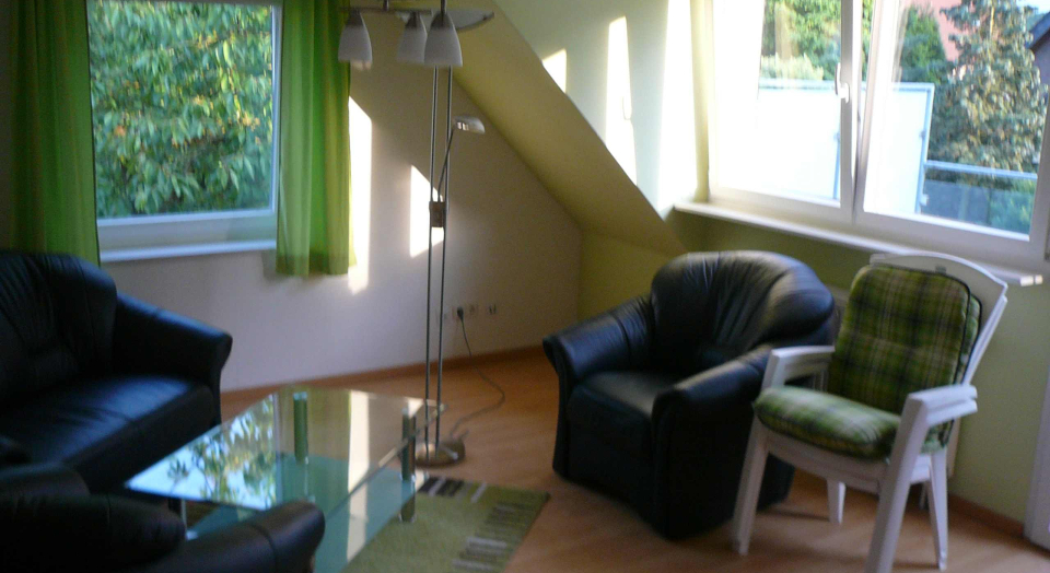 Altstadtnahe Ferienwohnung, Ansicht Einrichtung Wohnzimmer