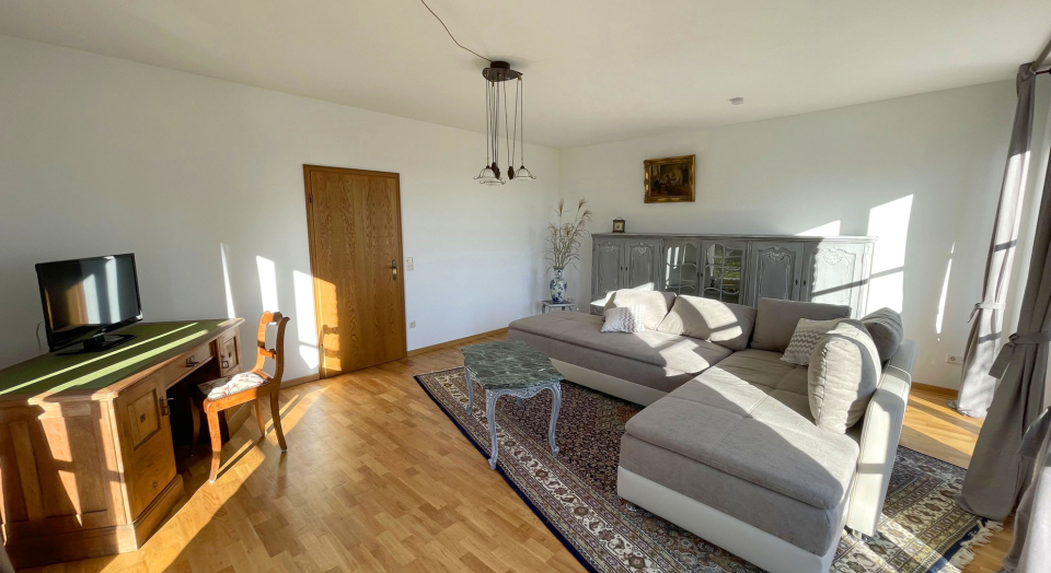 Das Foto zeigt das Wohnzimmer der Unterkunft "Schlafzimmer der Unterkunft "Beimannskath".