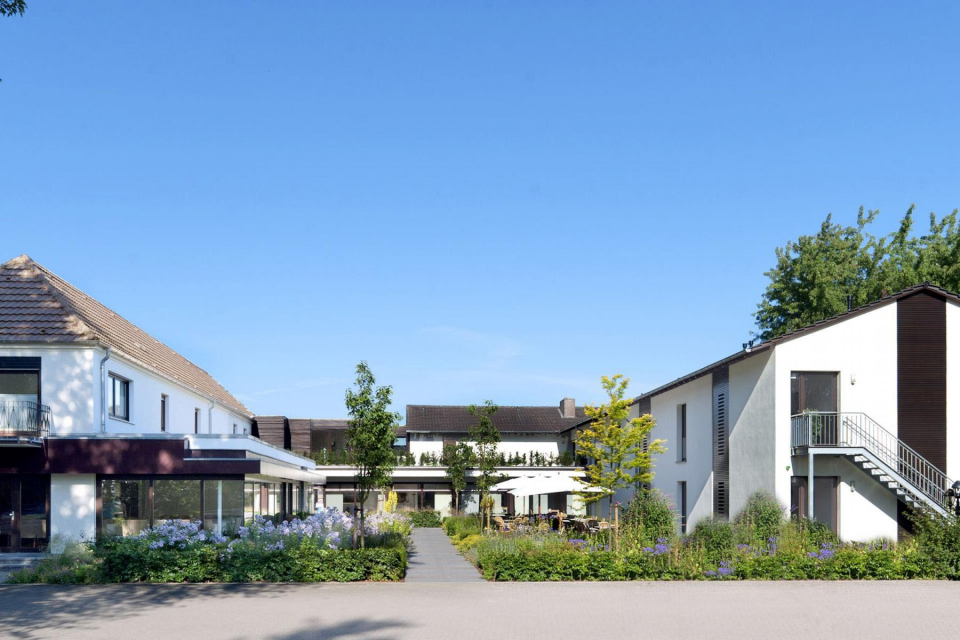 Landhaus Beckmann, Ansicht des Hotels von außen 